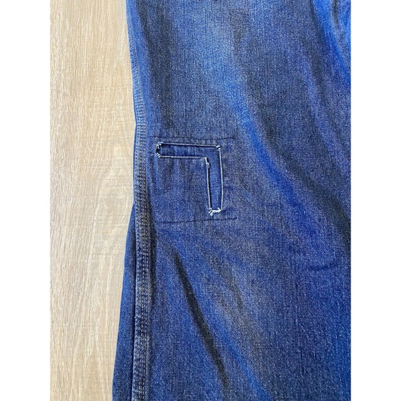 Vintage Wrangler Western Jeans Gold Embroidered Sz 34x26 Unisex Adult 80s Aztec - Picture 6 of 9